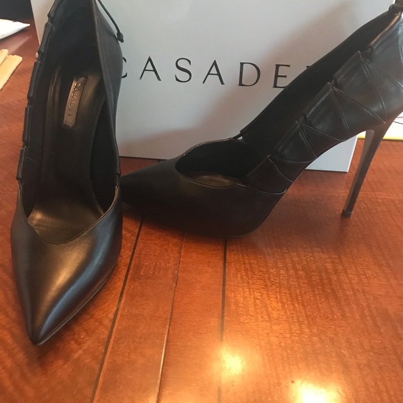 Casadei Shoes - Black Casadei Pumps